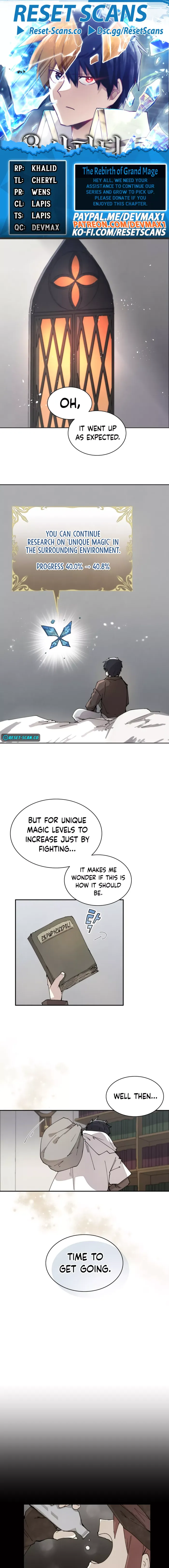 The Rebirth of the Hero’s Party’s Archmage Manhwa Chapter 59 - Page 0